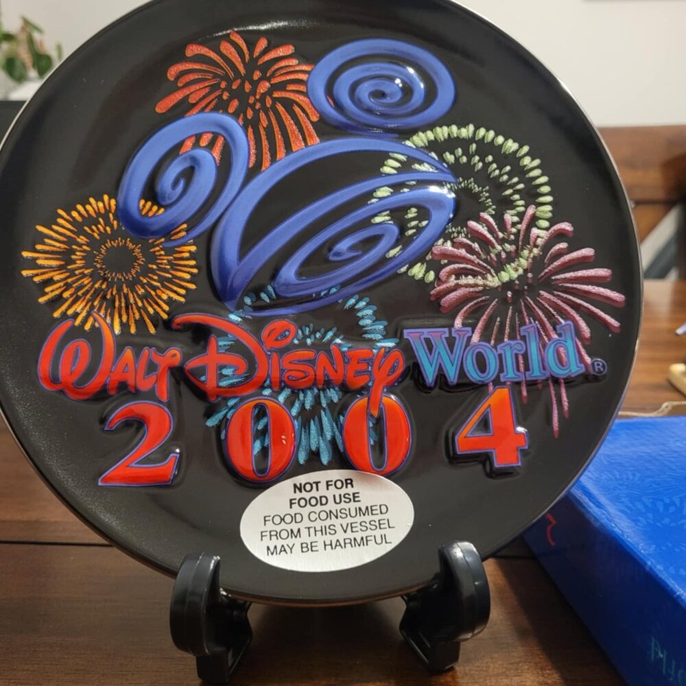 NEW Walt Disney World 2004 Collector Plate Damaged Box